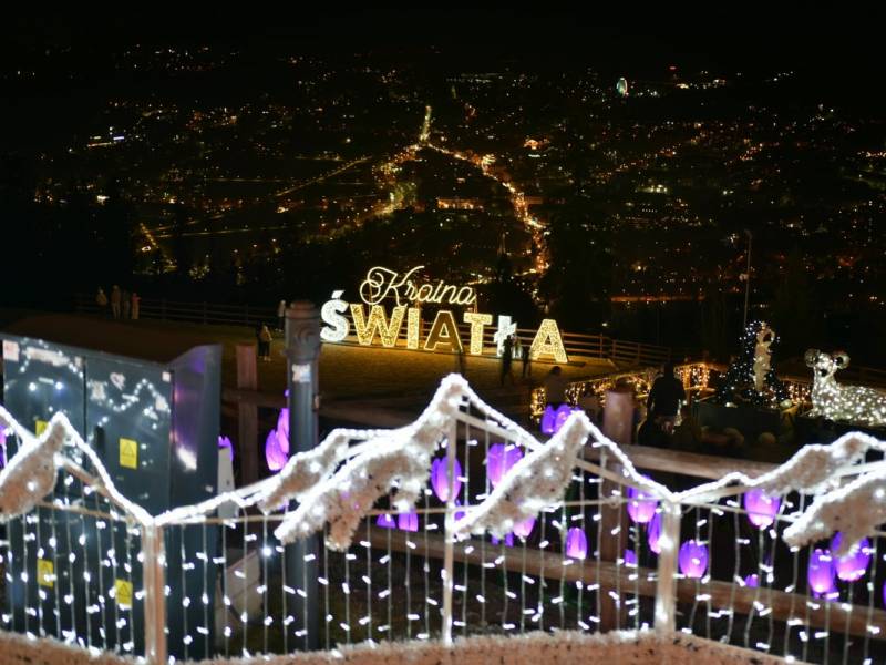 Kraina Światła na Gubałówce,  rozświetlone Zakopane i podhalańska magia